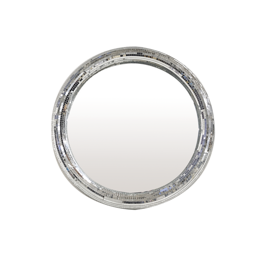Round Disco Mirror 30cm | Glam Home Decor