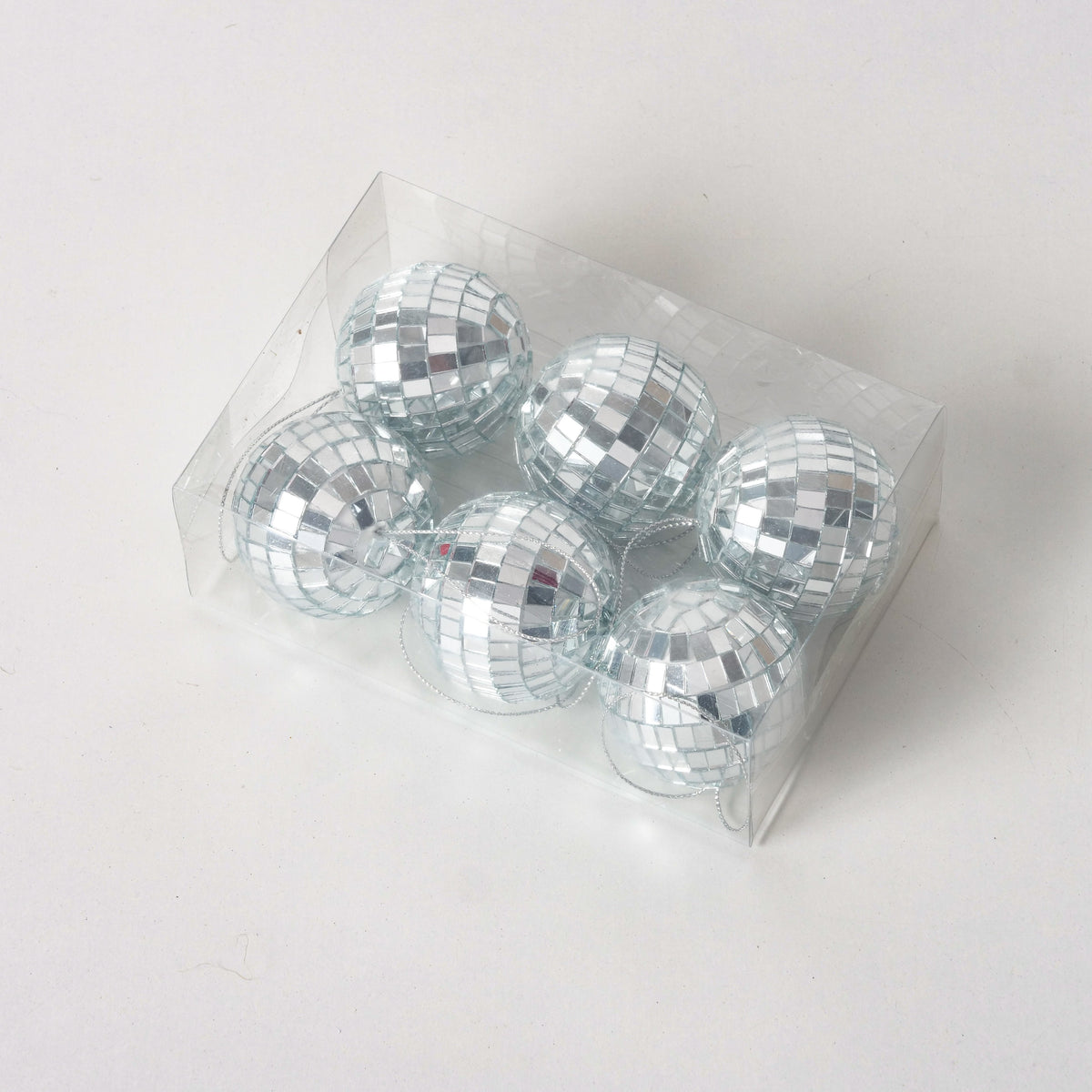 Disco Ball Bauble Set of 6 | Sparkle Christmas Tree Decorations