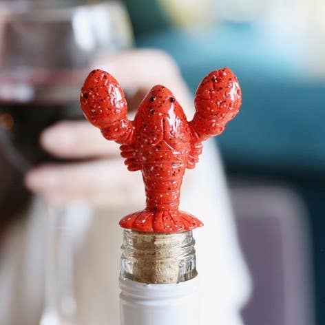Red Lobster Bottle Stopper | Quirky Wine Accessory