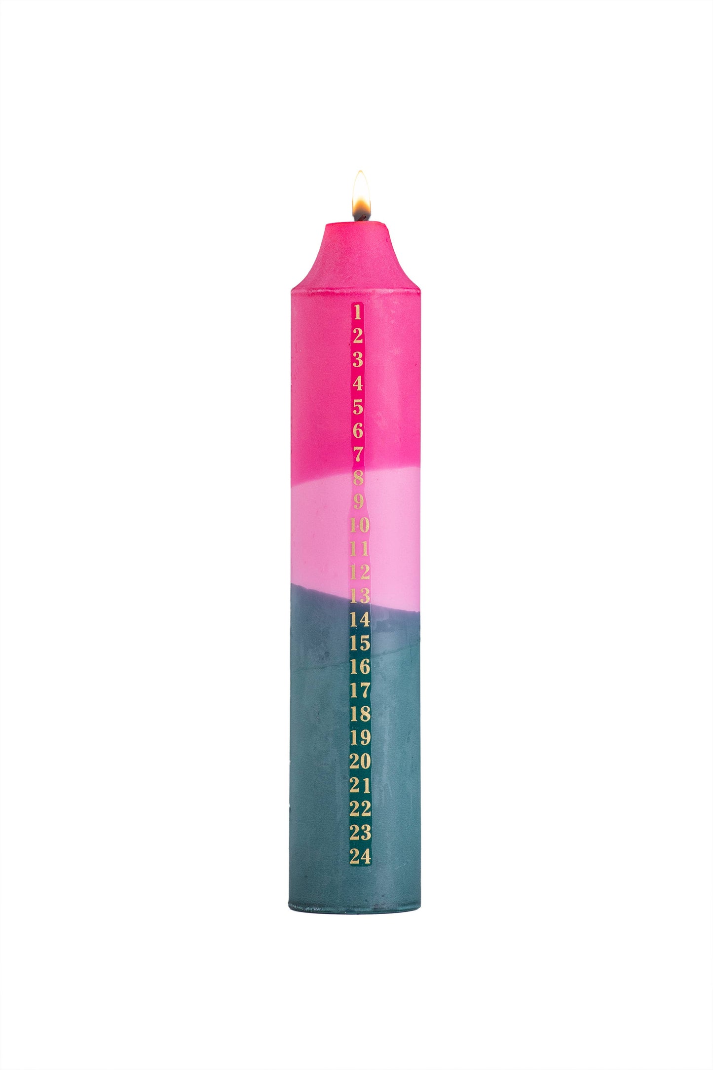 Scented Advent Candles | Christmas Countdown Candles | Confetti & Stripe Designs