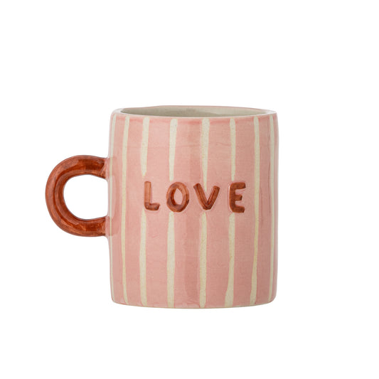 Bloomingville Cherish Mom Mug | Handpainted Gift for Mum