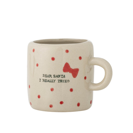 Dear Santa, I Really Tried | Hand painted Stoneware Christmas Mug
