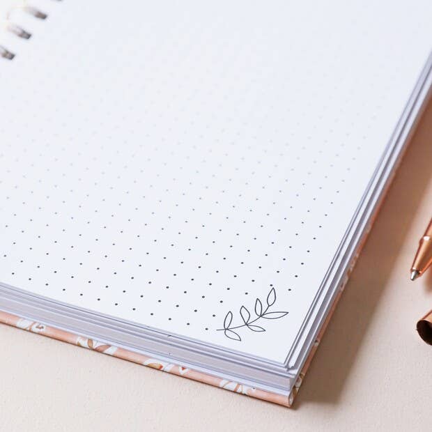 Pink Floral Positivity Planner | Wellbeing & Mindfulness