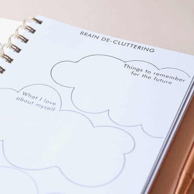 Pink Floral Positivity Planner | Wellbeing & Mindfulness