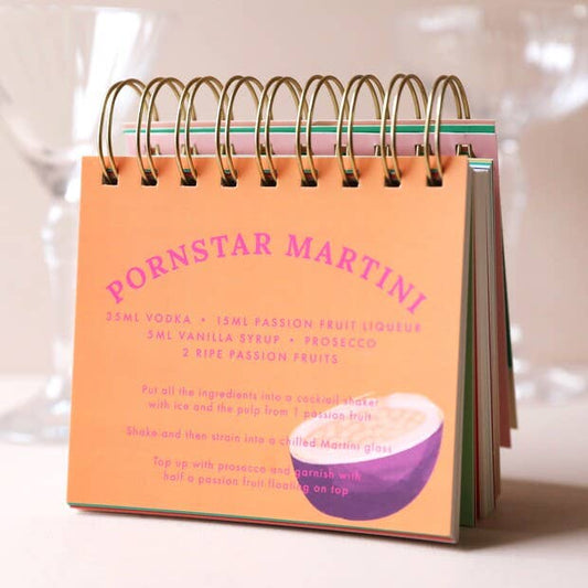 Cocktail Recipe Flipbook | Drinkware & Gifts