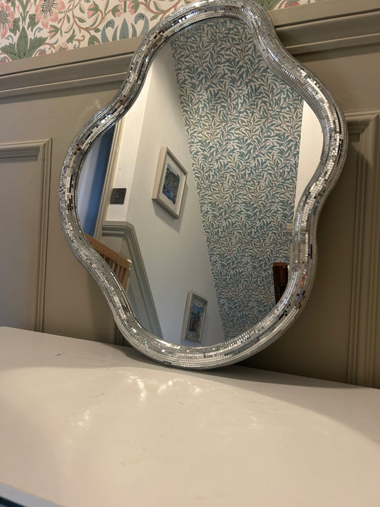 Disco Mirror Organic Shape  | Glam Home Decor
