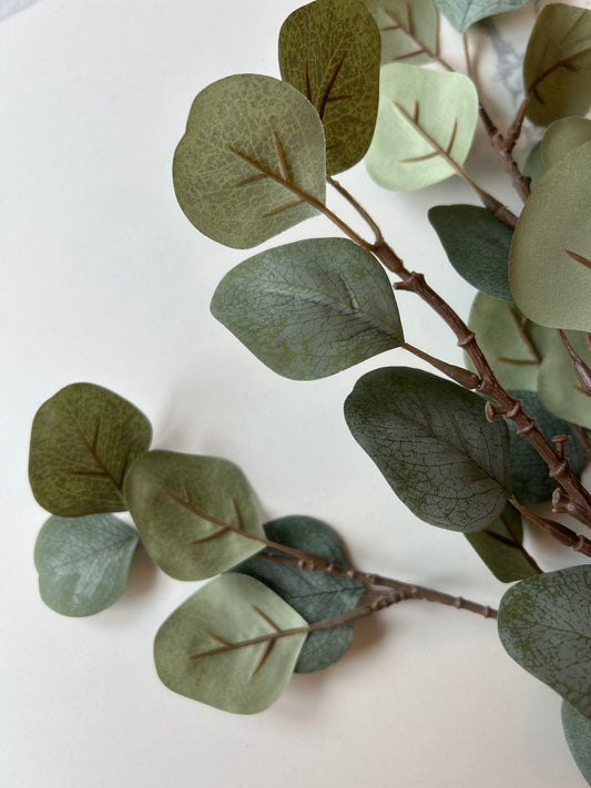 Faux Eucalyptus Spray | Lifelike Greenery for Home Décor