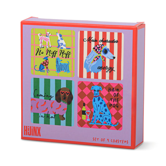 The Dog Lover Coasters Set of 4 | Novelty Coasters, Dog Lover Gift