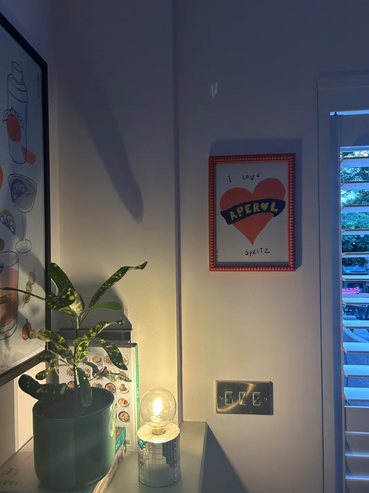 I love Aperol Spritz Wall Print | Fun Wall Art