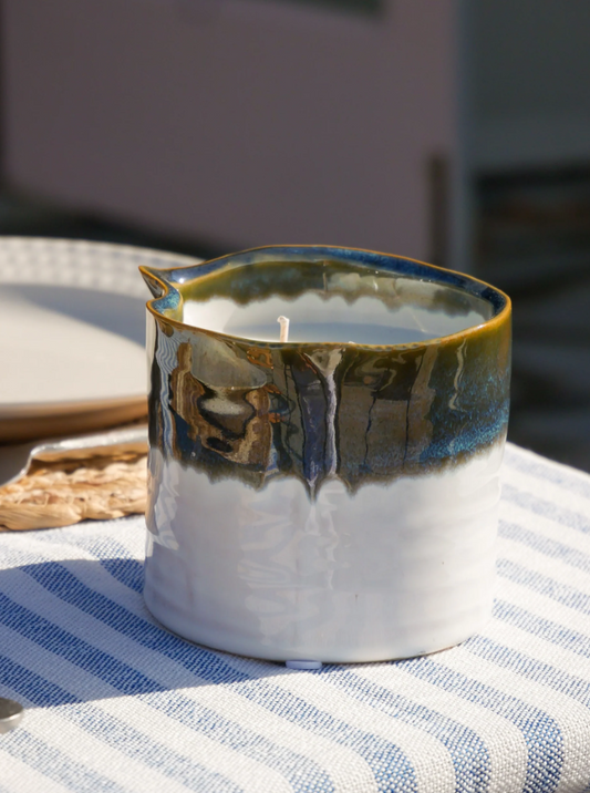 Green Ombre Garden Candle | Natural Bug Repelling Candle