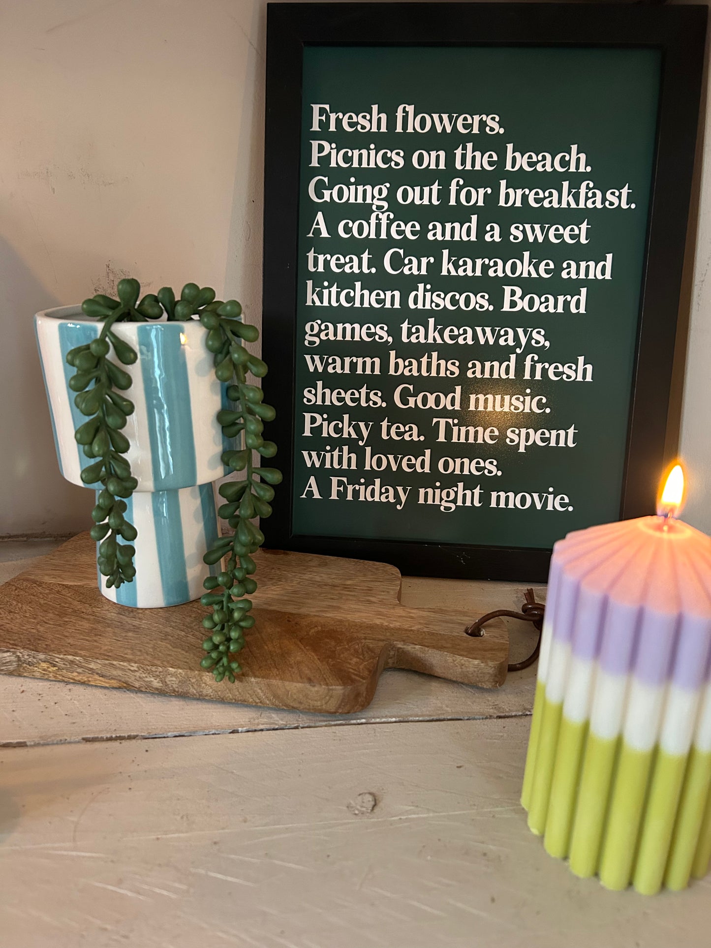 Lifes Joys Print | Uplifting home decor