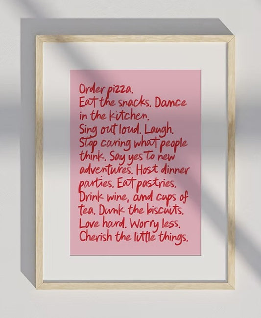 Manifesto Print | Inspiring wall art