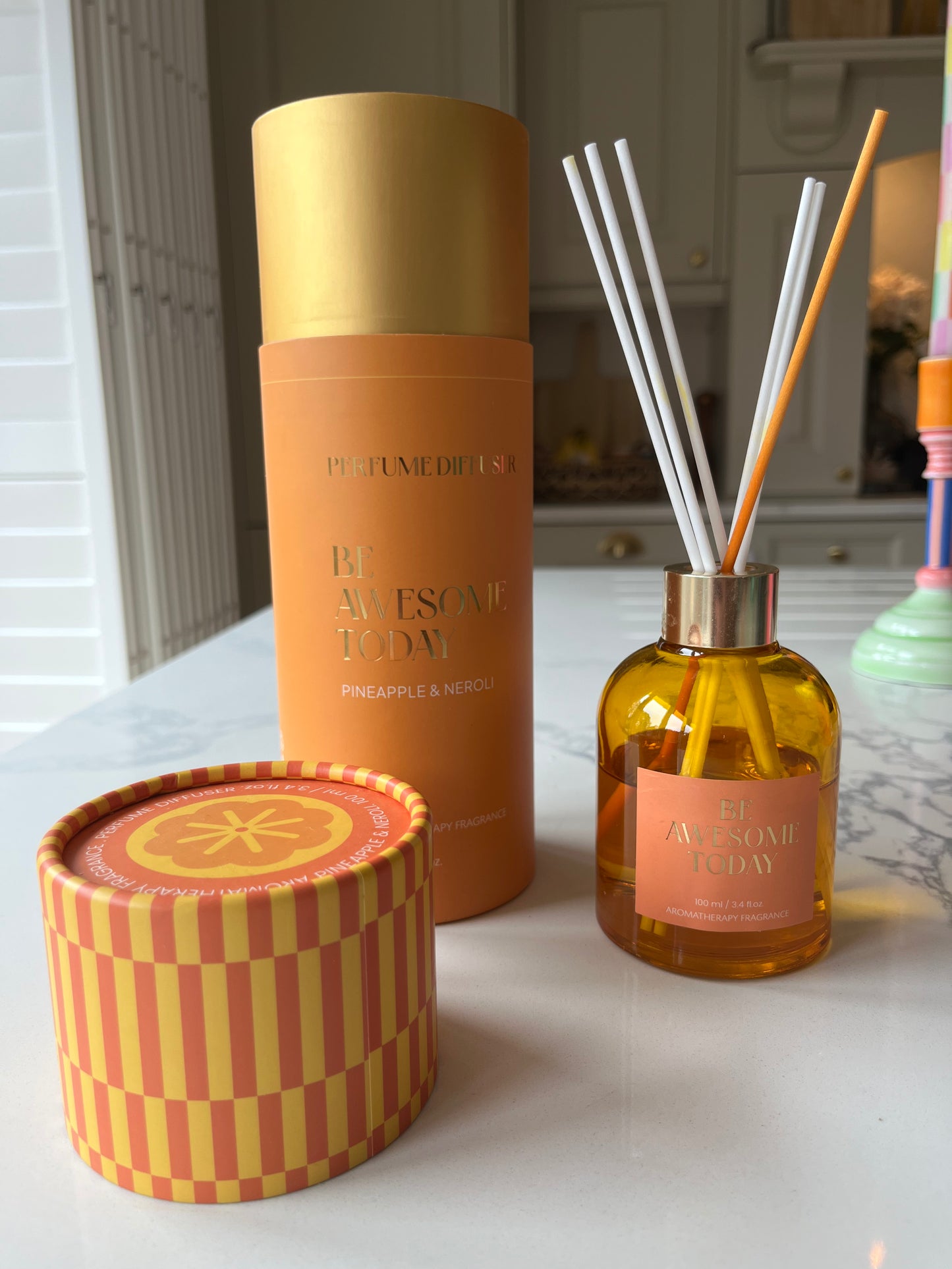 "Be Awesome Today" Perfume diffuser - Pineapple & Neroli | Fragrance diffuser