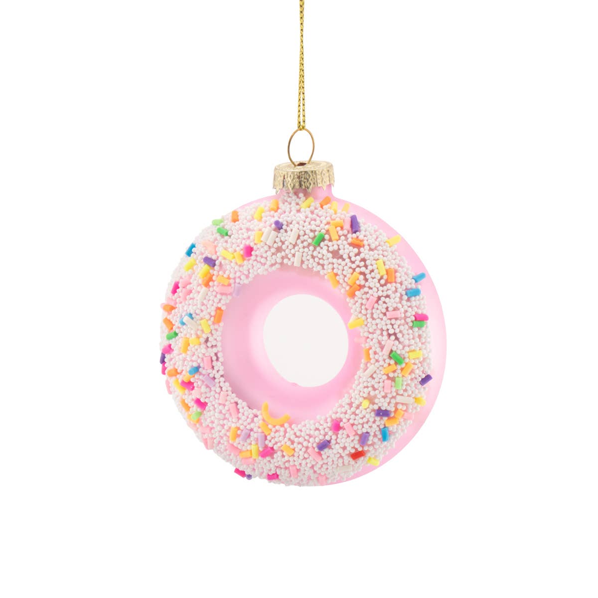 Iced Donut Shaped Bauble | Bakery Christmas Decoration