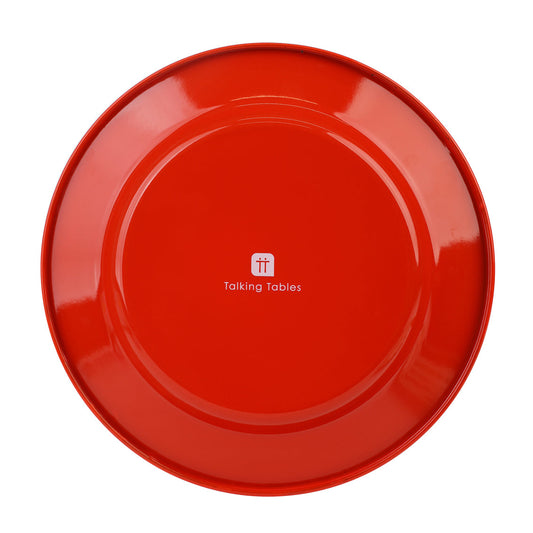Bon Appetit Tomato Enamel Plate | Vintage Tableware