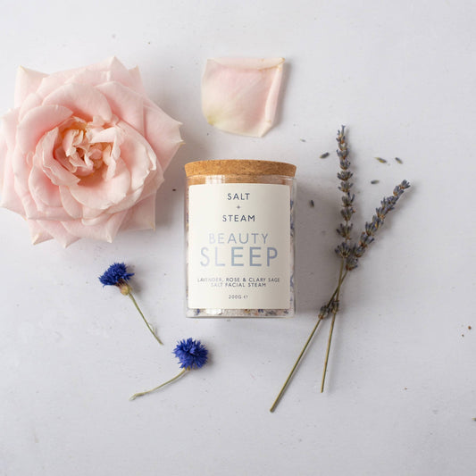 Facial Steam Salts - Lavender, Rose & Clary Sage - Beauty Sleep
