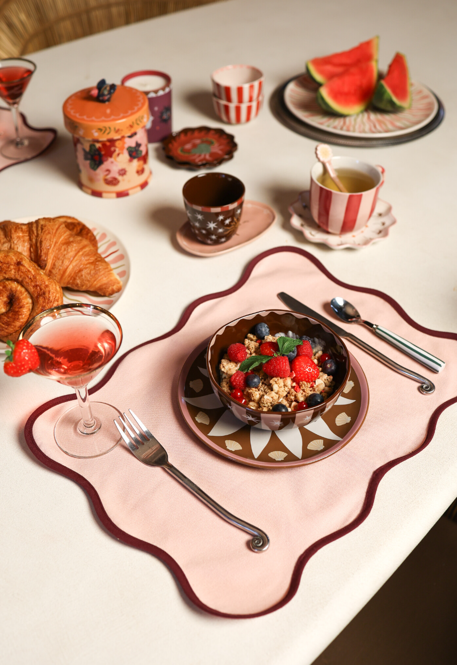 Girl Dinner Plate | Ceramic 20cm Star & Shell Decorative Plate