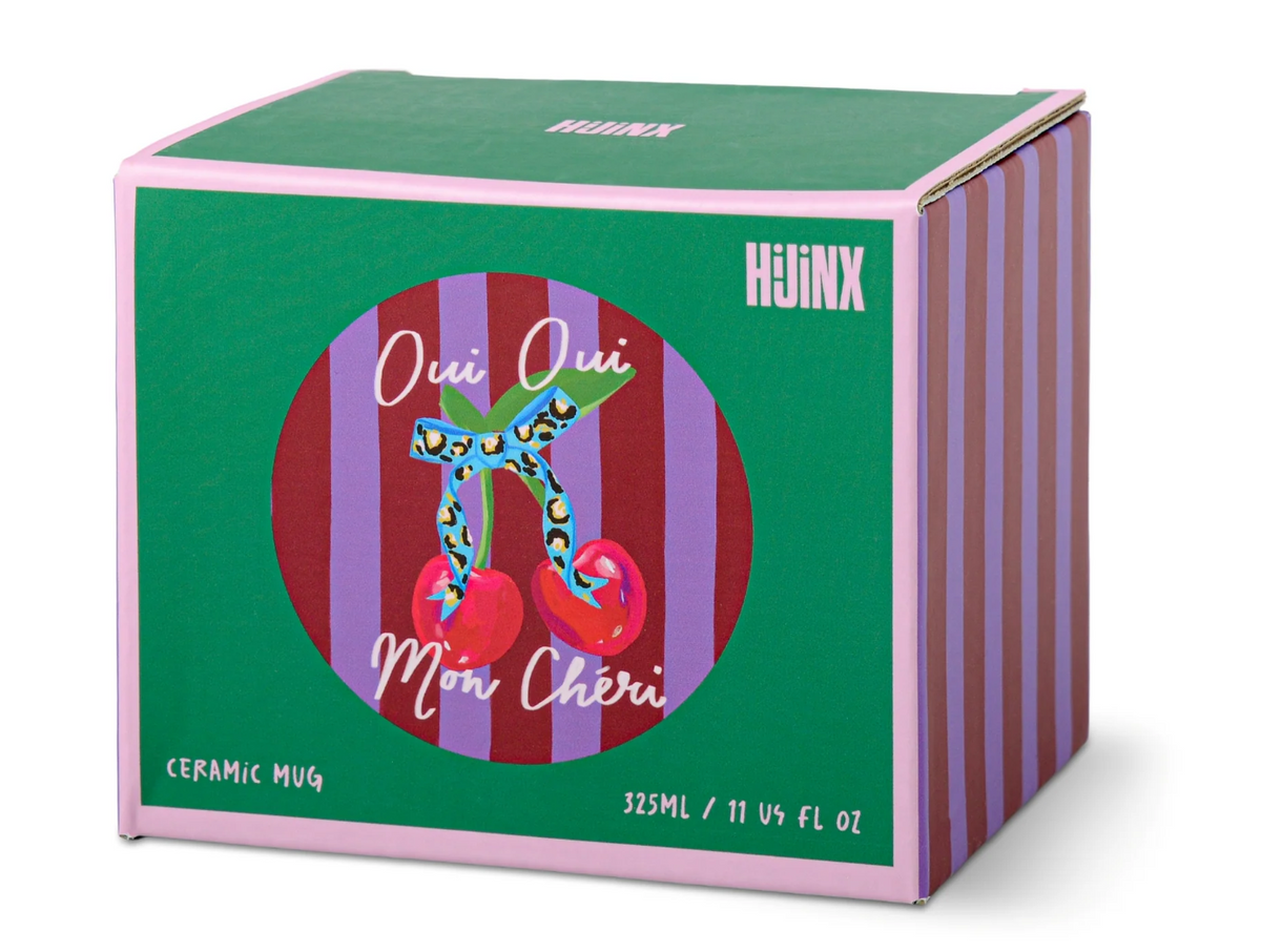 Oui Oui Mon Cheri Mug | French Style Mug, Novelty Gift