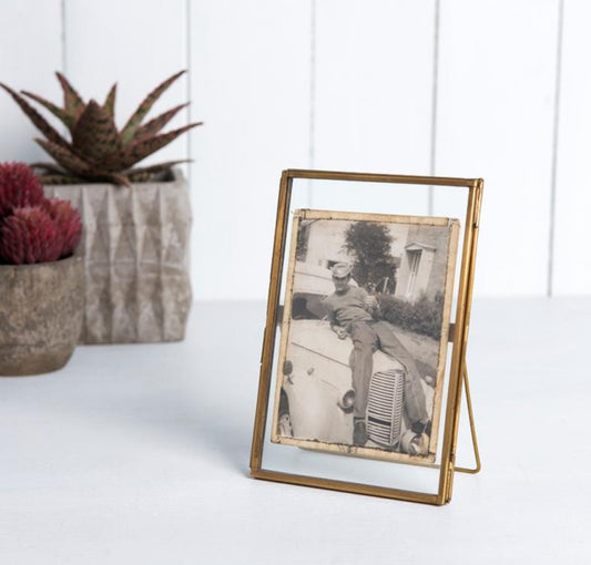 Standing Brass Photo Frames | Elegant Home Décor