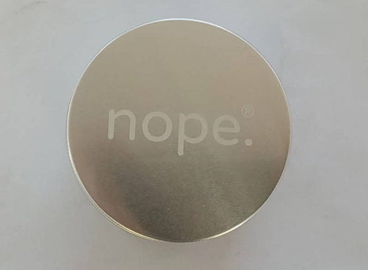 Nope. Shampoo Aluminium Travel Tin