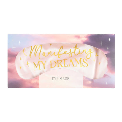 Manifesting My Dreams | Pink Satin Sleep Mask