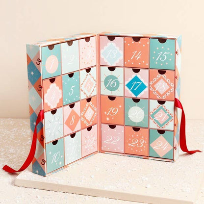 Harlequin Fill your own Advent Calendar | Reuseable Christmas Home Decor