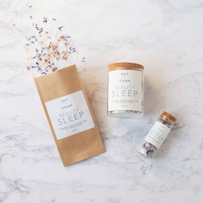 Facial Steam Salts - Lavender, Rose & Clary Sage - Beauty Sleep