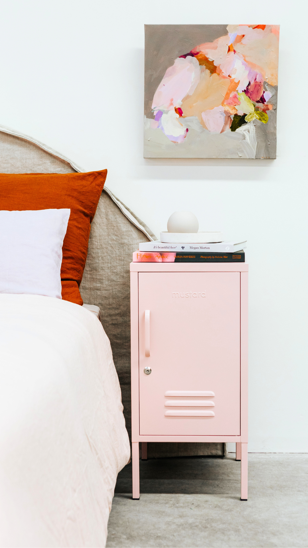 Mustard Made Shorty locker, blush
