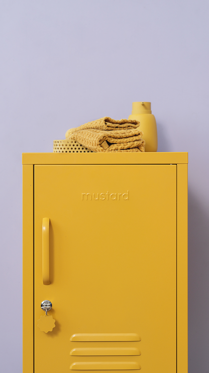 Mustard Made Shorty locker, mustard