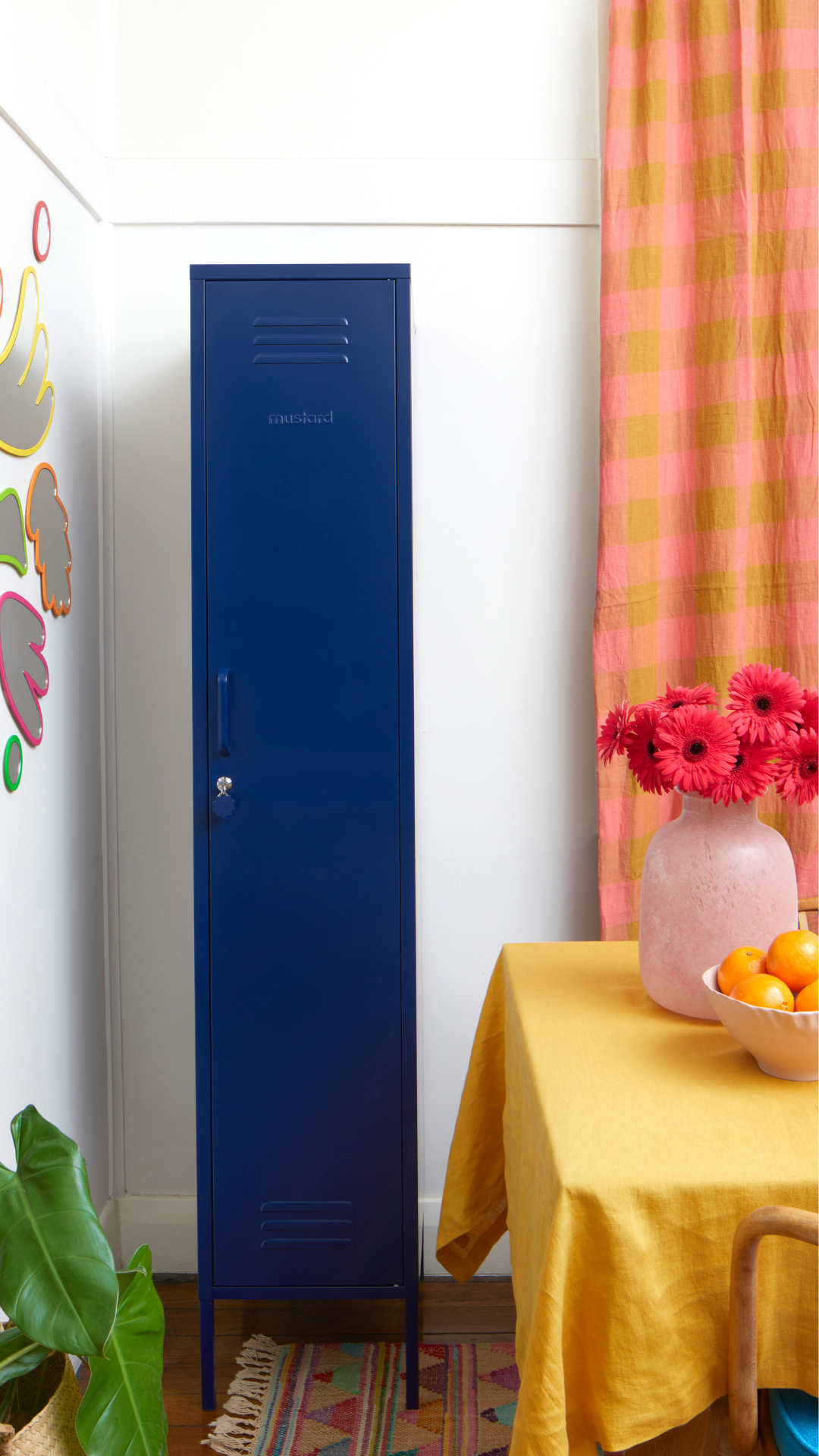 Mustard Made Skinny locker, navy