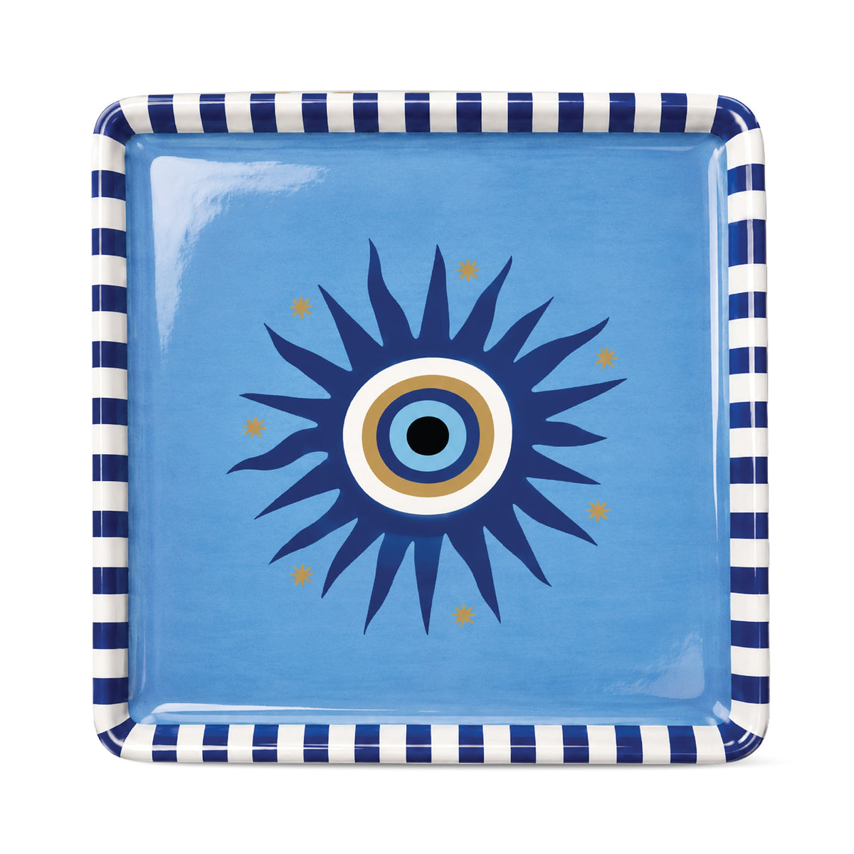 A Dopo ceramic tray, eye