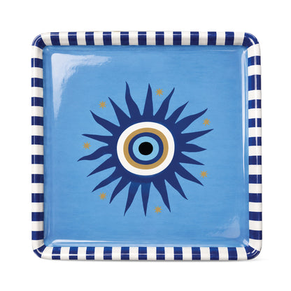 A Dopo ceramic tray, eye