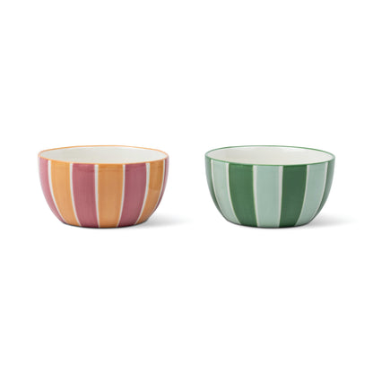 A Dopo dipping bowls, sun and peacock