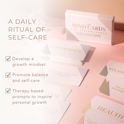 Mind Cards: The Affirmations | 50-Card Mindfulness & Positivity Deck