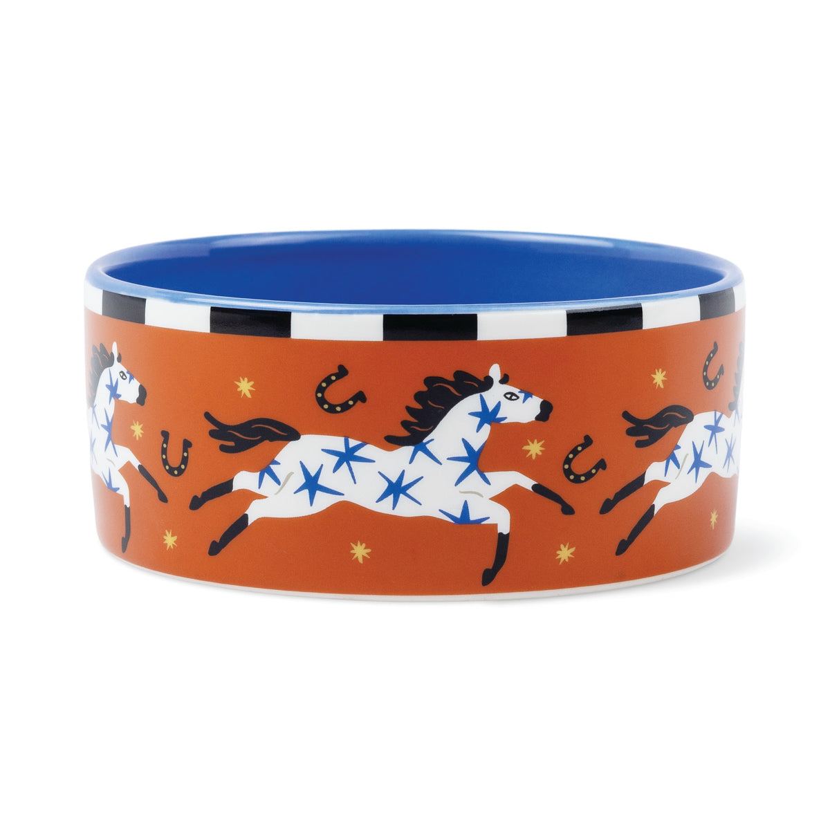 A Dopo ceramic dish, horse
