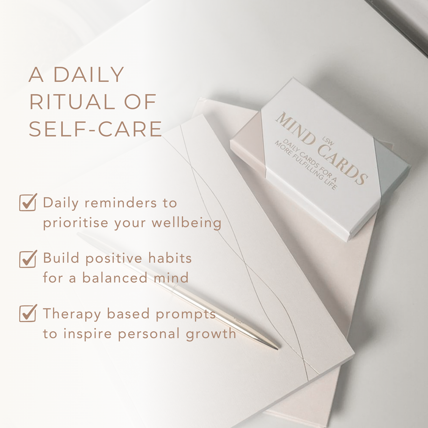 Mind Cards for a More Fulfilling Life | Mindfulness & Positivity Deck
