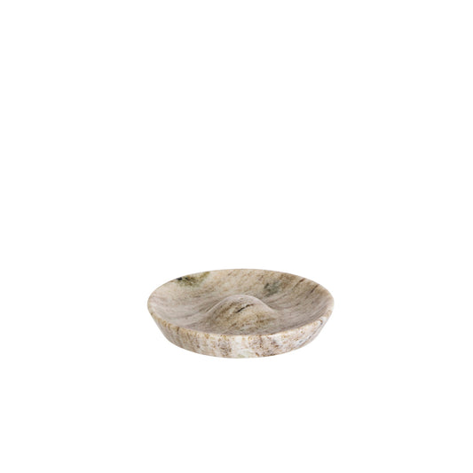 Beige marble incense holder