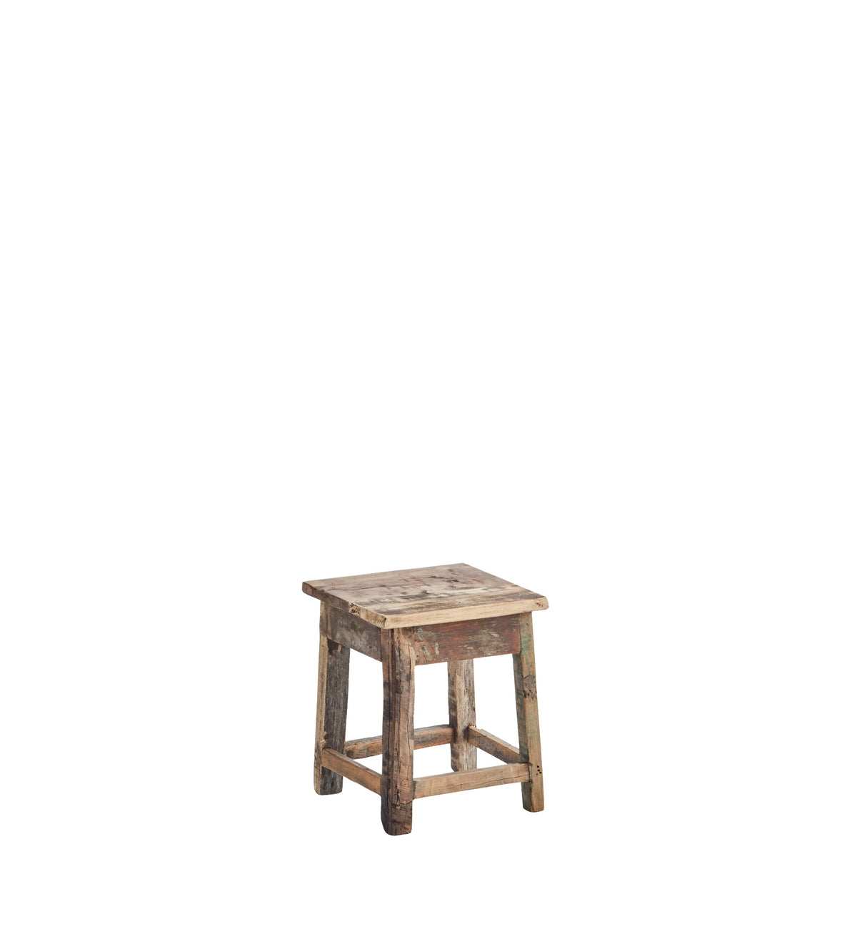 Recycled wood stool