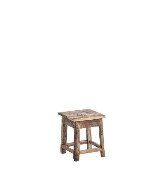 Recycled wood stool