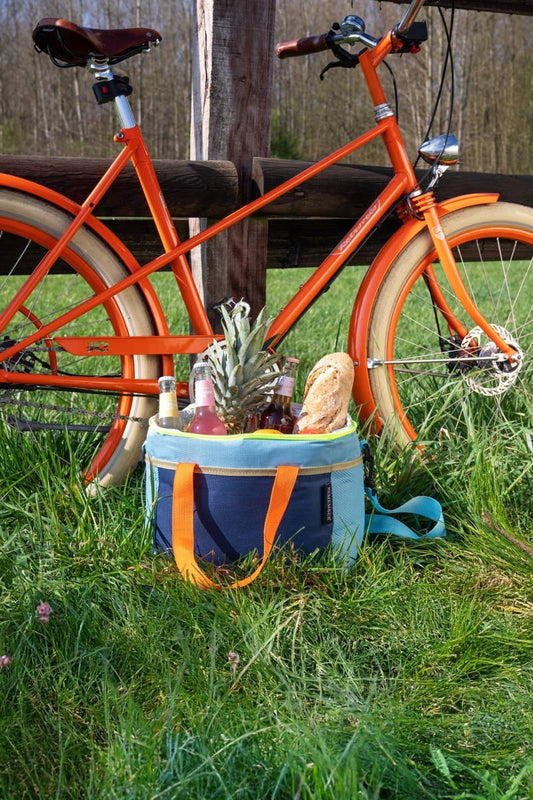 Remember Cool Bag in Blue, Green & Orange | Insulated Picnic Bag