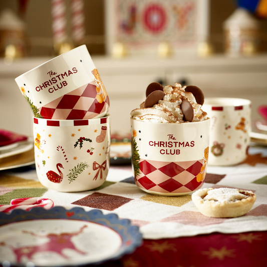 A Lucky Christmas Cup | Illustrated Christmas Mug