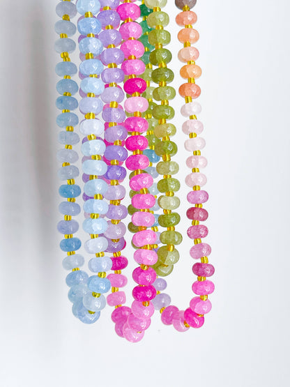 Colourful Bead Necklace in Candy 2 | Waterproof Handmade Jewellery