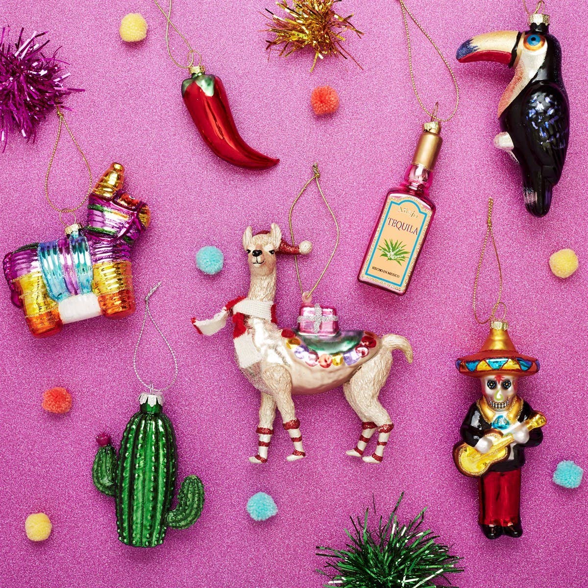 Mexican Chilli Pepper Shaped Bauble | Christmas Fun Decoration