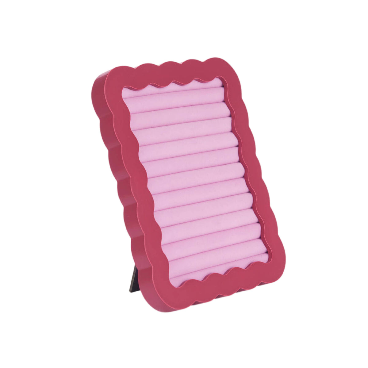Wavy Jewellery Frame in Pink