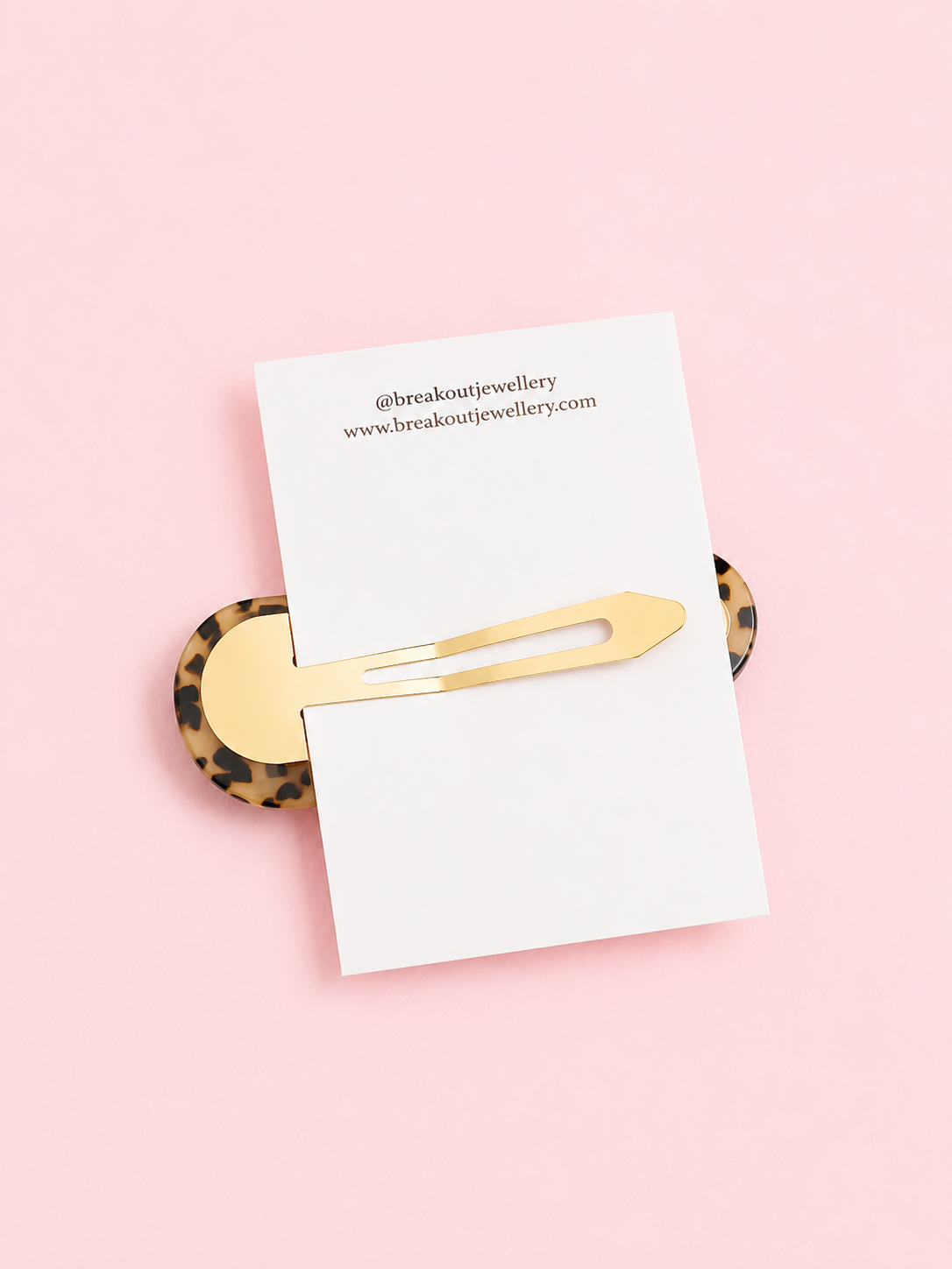 Leopard Snap Clip | Oversized Hair Clip