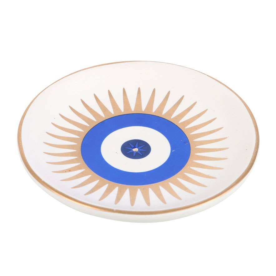 All Seeing Eye Incense Holder | Ceramic Evil Eye Incense Stick Plate