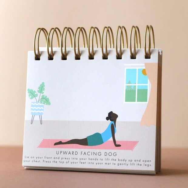 Daily Yoga Poses Flip Chart | Wellbeing