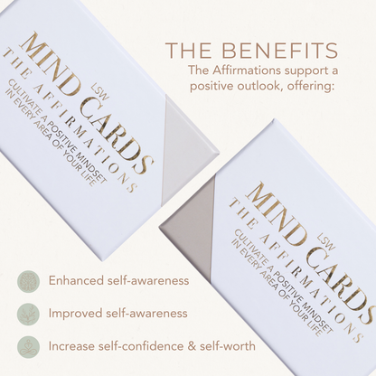 Mind Cards: The Affirmations | 50-Card Mindfulness & Positivity Deck