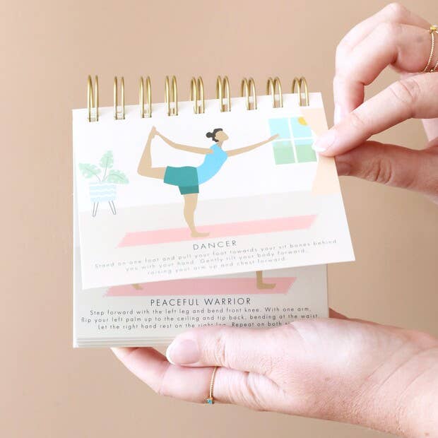 Daily Yoga Poses Flip Chart | Wellbeing