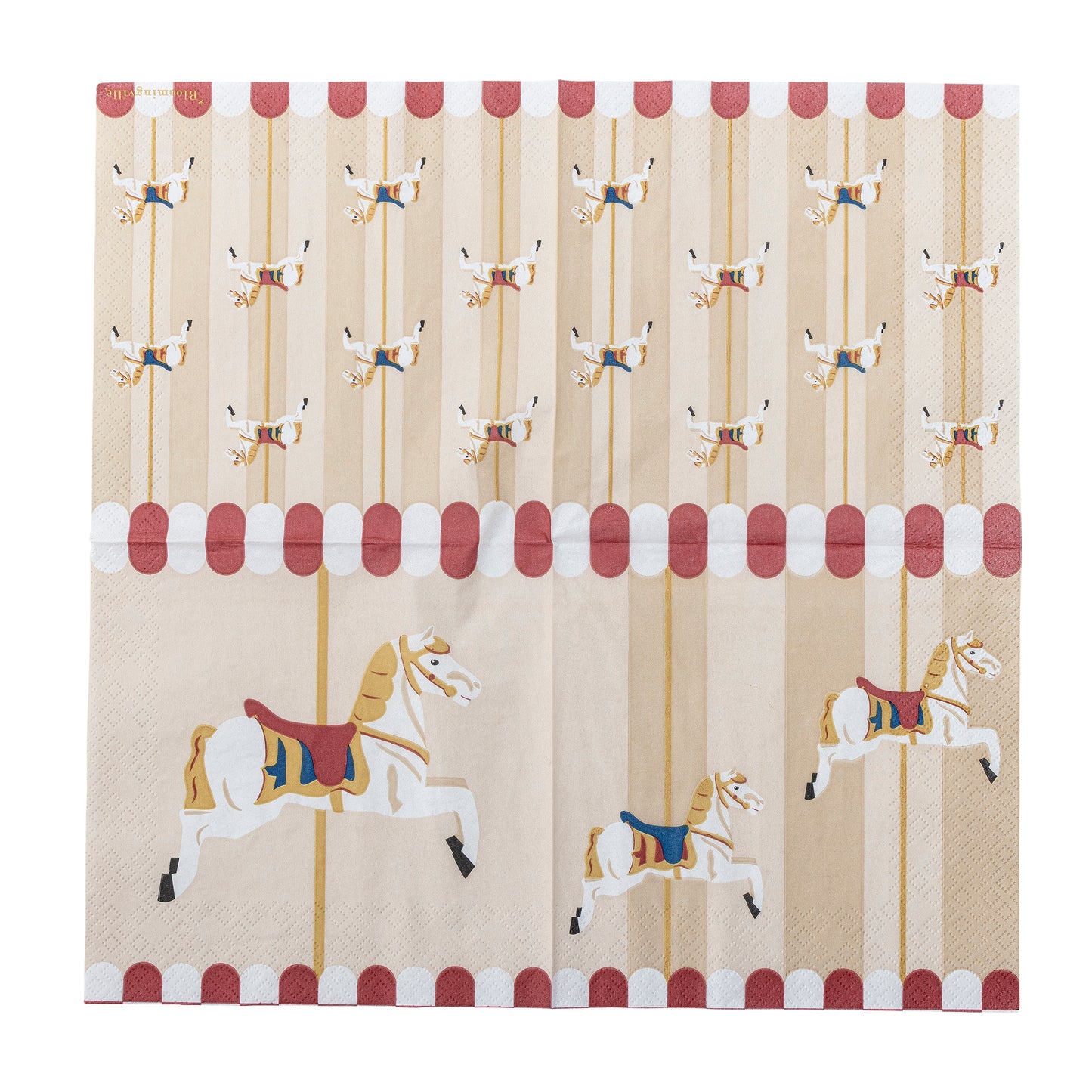 Merry-go-round Napkins | Pack of 20 FSC® Certified Paper Napkins